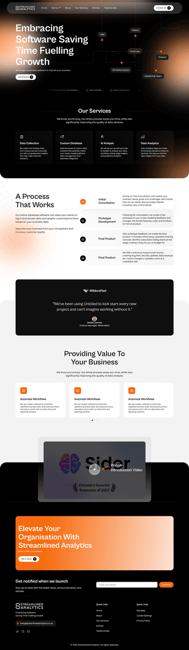 Streamlined Analytics